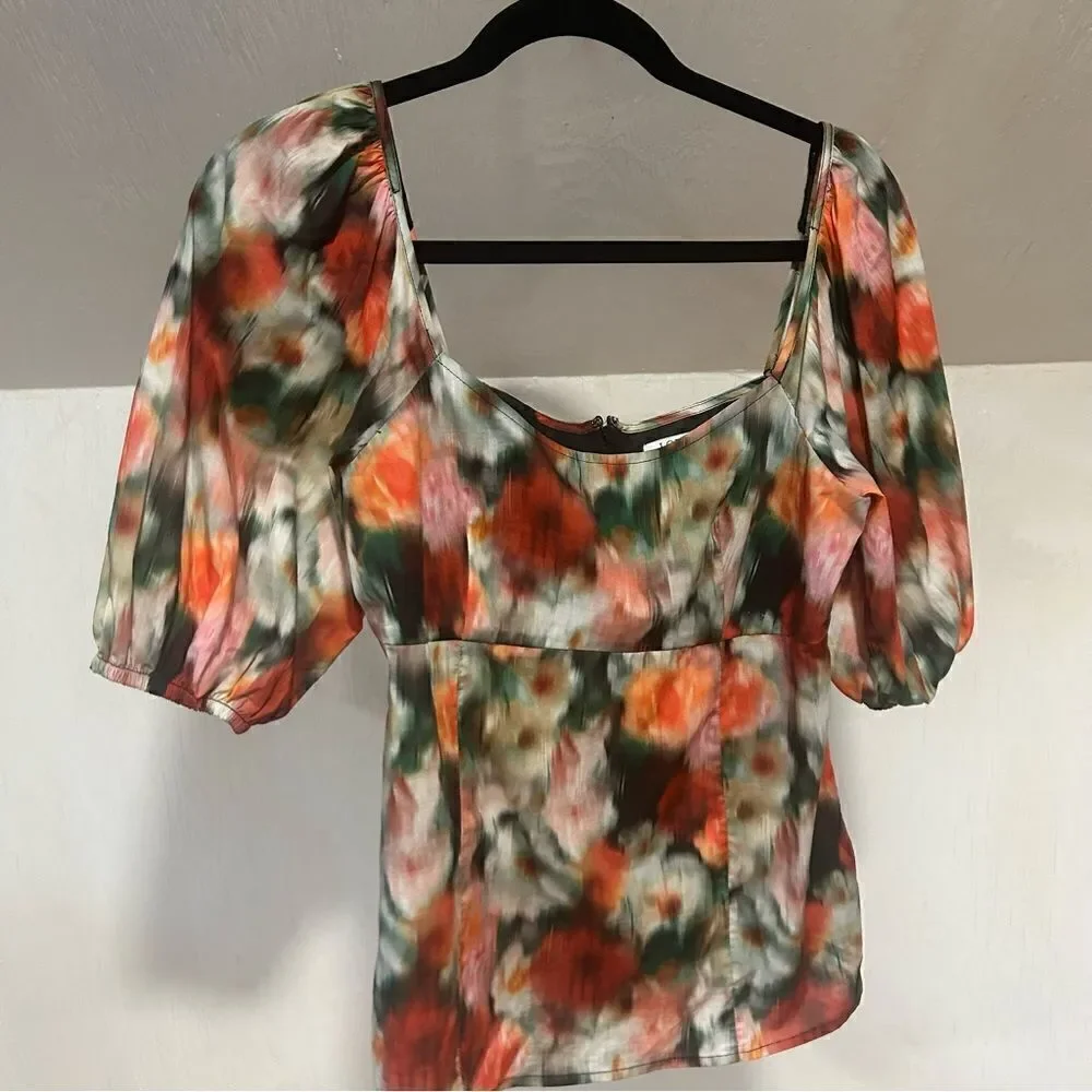 J.Crew Squareneck top in Liberty Hazy Days floral